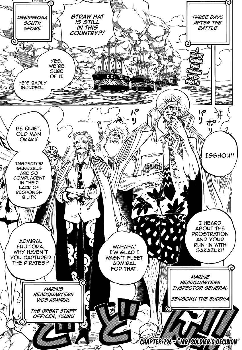 One Piece, Chapter 796 image 04